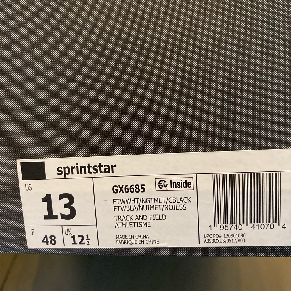 New Mens Adidas Sprintstar Track And Field Shoes Mult… Gem